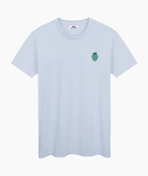 Neo mint logo blue cream unisex t-shirt