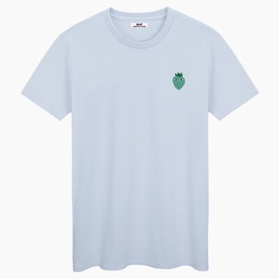 Neo mint logo blue cream unisex t-shirt