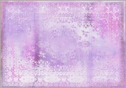 Kashan Remix Purple Rug