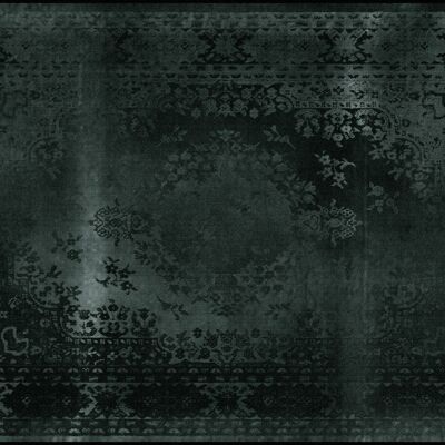 Kashan Remix Black Rug