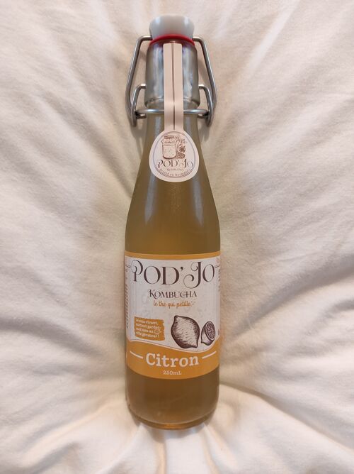 Pod'Jo kombucha citron 250 ml