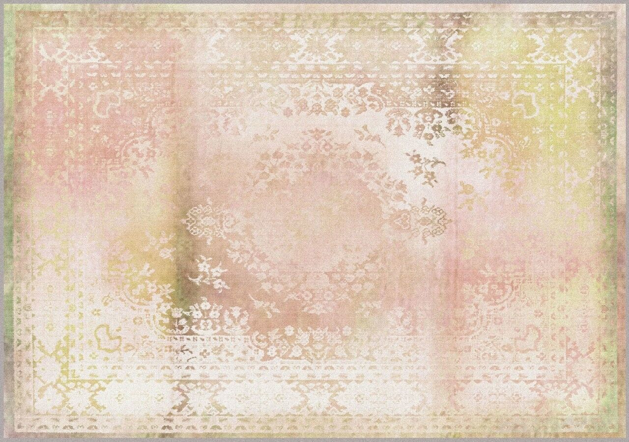 Kashan Remix Pfirsich Teppich