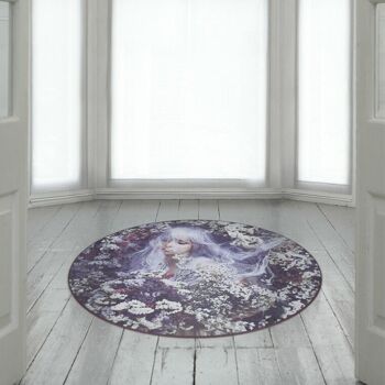 Tapis fantaisie floral 2