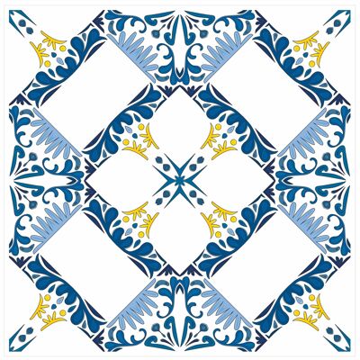 Mosaic Tile Stickers, Pack Of 24, All Sizes, Waterproof, Transfers For Kitchen / Bathroom Tiles C01 - 100mm x 100mm - 4 x 4 Inch - Pattern 4