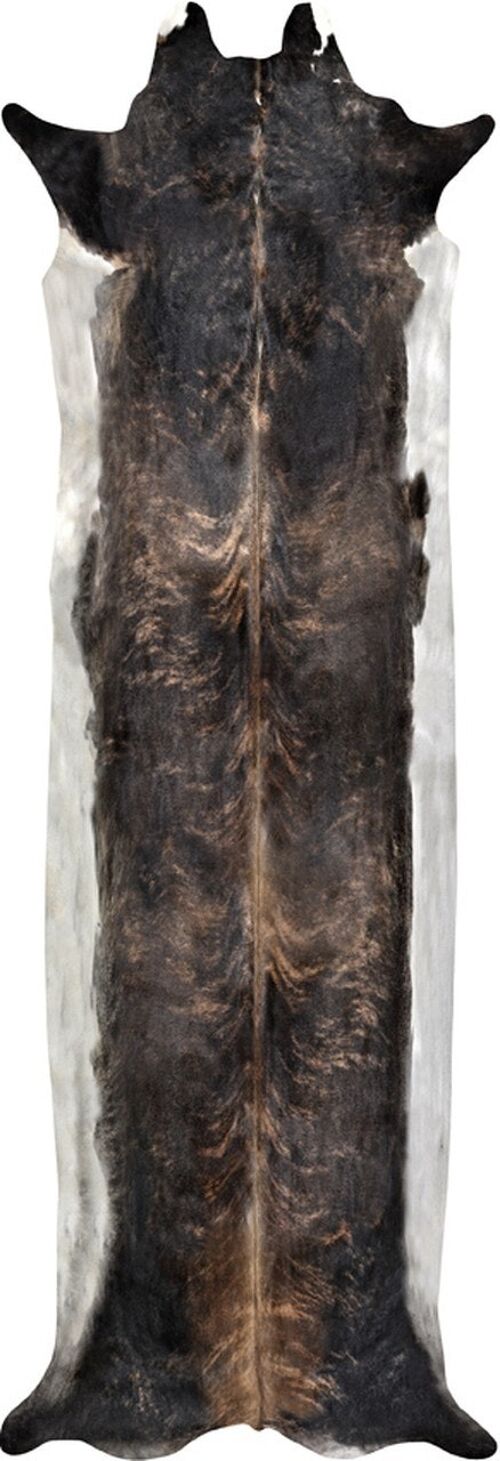 Super Long Stretched Faux Cowhide Rug 1