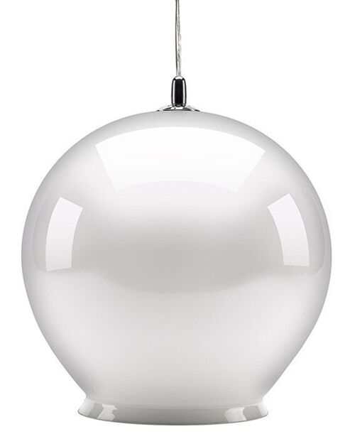Cauldron Pendant Lamp - Gloss White