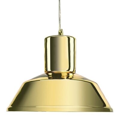 Lámpara colgante Factory - Espejo dorado