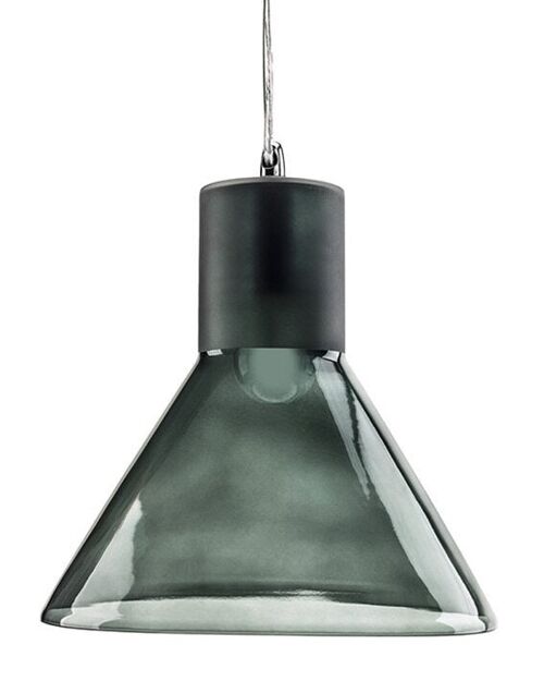 Funnel Pendant Lamp - Grey Blue Tint