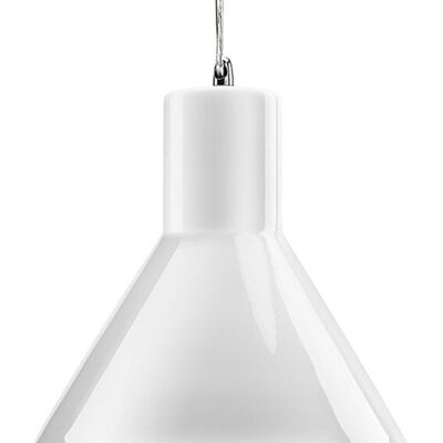 Lampe à Suspension Funnel - Blanc Brillant