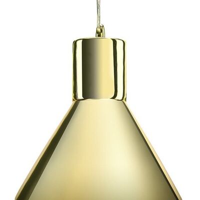 Funnel Pendant Lamp - Mirror Gold