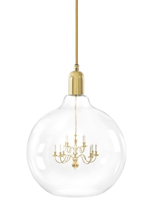 Gold King Edison Grande Pendant Lamp