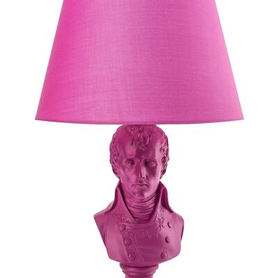 Lampada da tavolo Waterloo rosa - Nuovo paralume