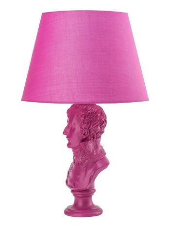 Lampe de table rose Waterloo - nouvel abat-jour 2