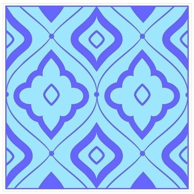 Mosaic Tile Stickers, Pack Of 16, All Sizes, Waterproof, Azulejo Transfers For Kitchen / Bathroom Tiles GT05 - 145mm x 145mm - Pattern 4
