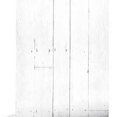 White Plank Wallpaper