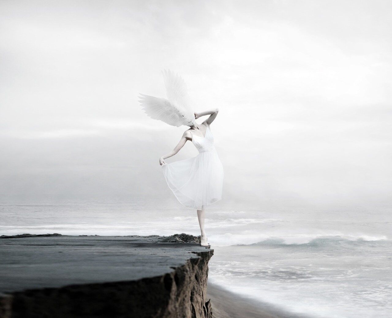 Il murale del cielo bianco-XIX (misura 6)