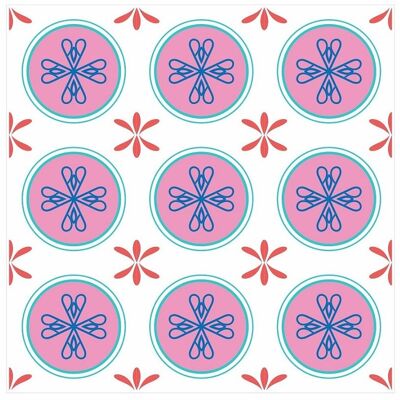 Mosaic Tile Stickers, Pack Of 16, All Sizes, Waterproof, Transfers For Kitchen / Bathroom Tiles GT26 - 145mm x 145mm - Pattern 8