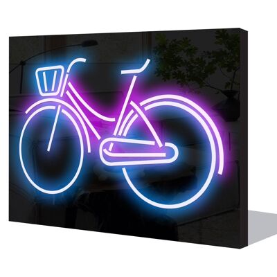 Neon Sign BICYCLE PINK with remote control