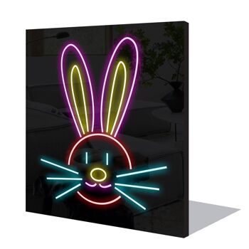 Enseigne Néon BUNNY avec télécommande 3