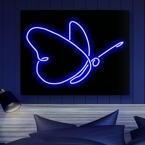 Neon Sign BUTTERFLY with remote control