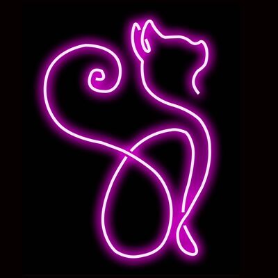 Neon Sign CAT 2 with remote control