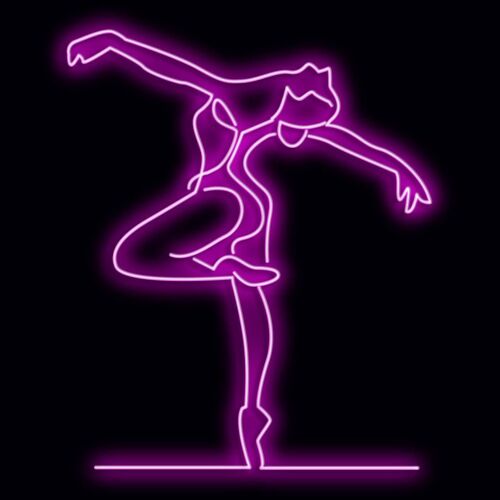 Neon Sign DANCER with remote control