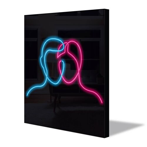 Neon Sign FACES with remote control