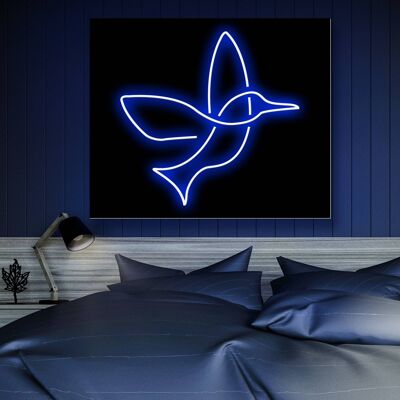 Neon Sign FLIGHT with remote control