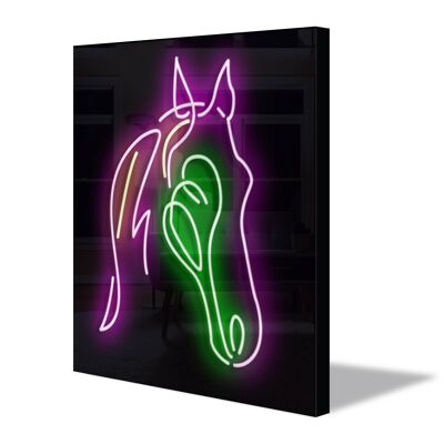 Neon Sign HORSE with remote control