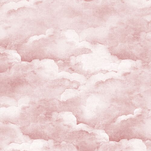 Dusty pink clouds wallpaper