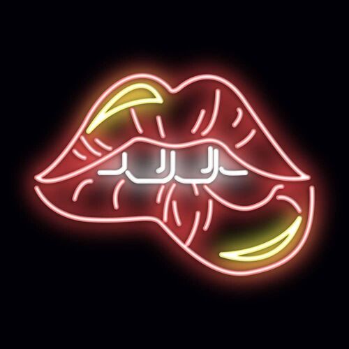 Neon Sign LIPS with remote control