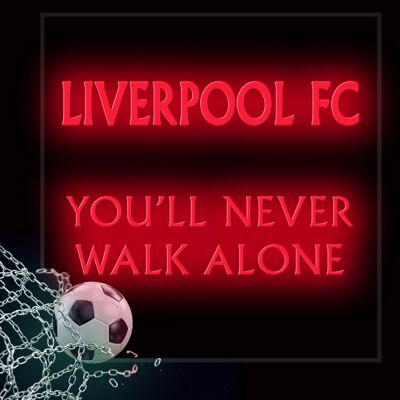 Neon Sign LIVERPOOL FC with remote control