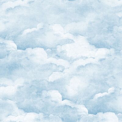 Smokey Blue clouds wallpaper
