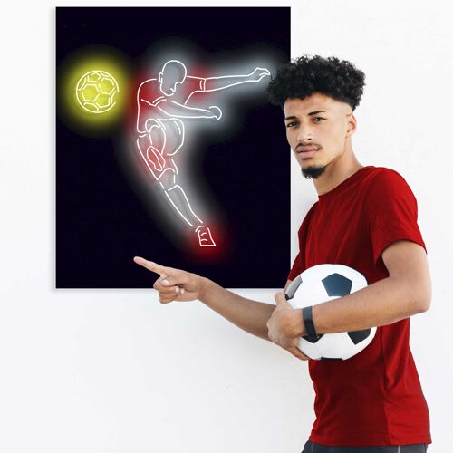 Neon Sign MAN UNITED FANS with remote control