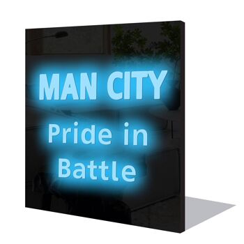 Enseigne Néon MAN CITY avec télécommande 2