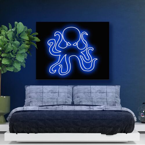 Neon Sign OCTOPUS with remote control