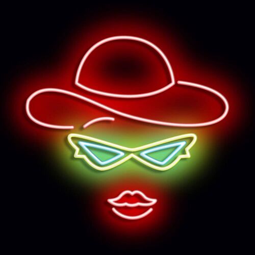 Neon Sign RED HAT with remote control