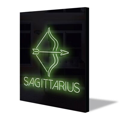 Neon Sign SAGITTARIUS with remote control