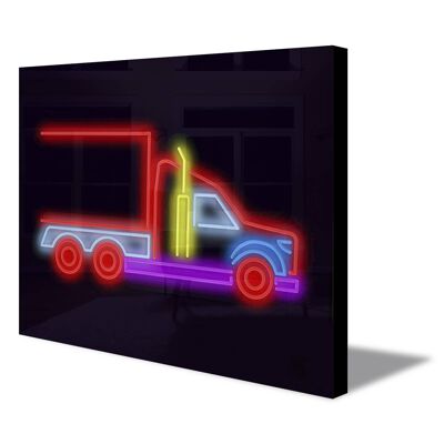 Neon Sign TRUCKS with remote control