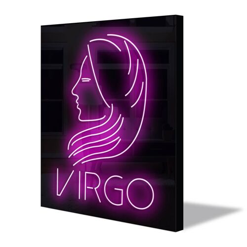 Neon Sign VIRGO with remote control