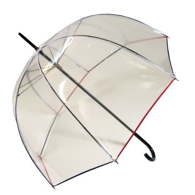 Transparenter französischer Regenschirm