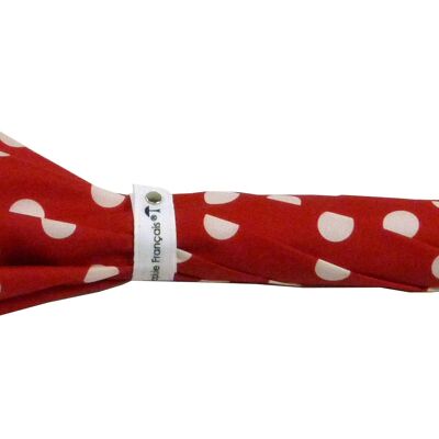 French umbrella Pois rouge