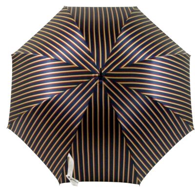Parapluie français Rayé chemise marine