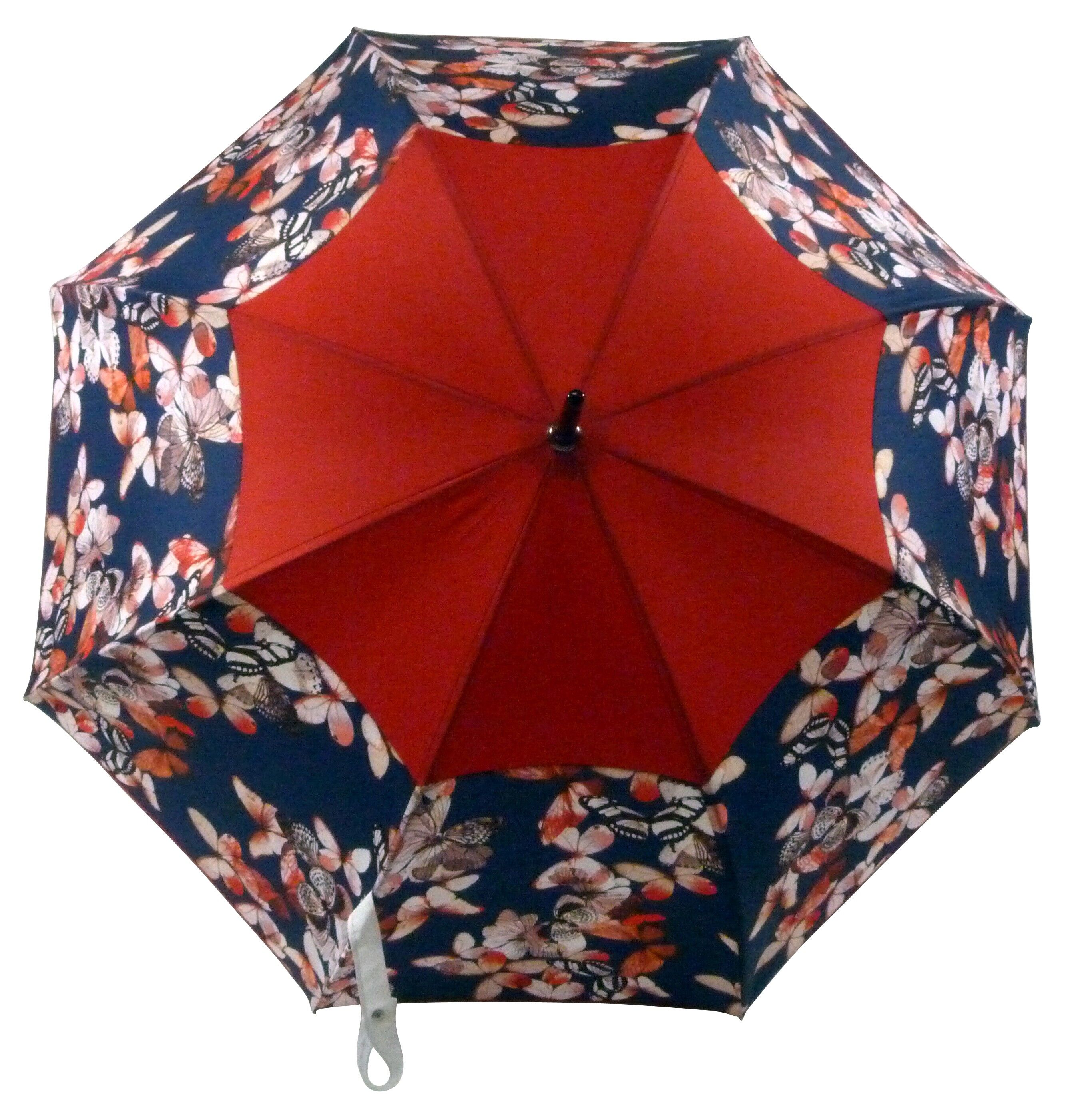 Ombrello francese delle farfalle della marina