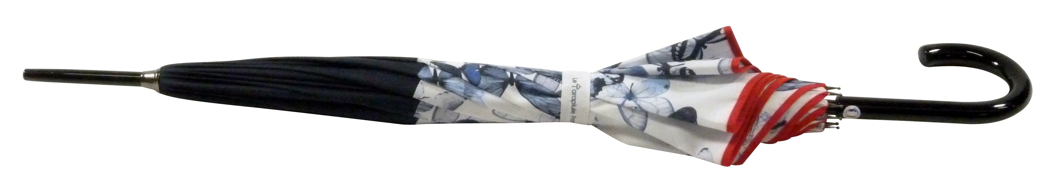 Ombrello francese Farfalle avorio