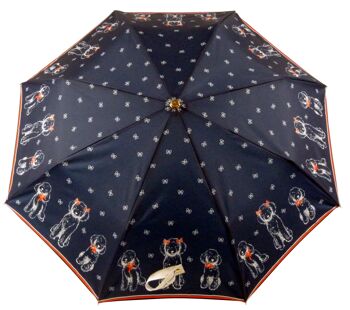 Parapluie français Caniche mini marine 1