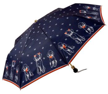 Parapluie français Caniche mini marine 2