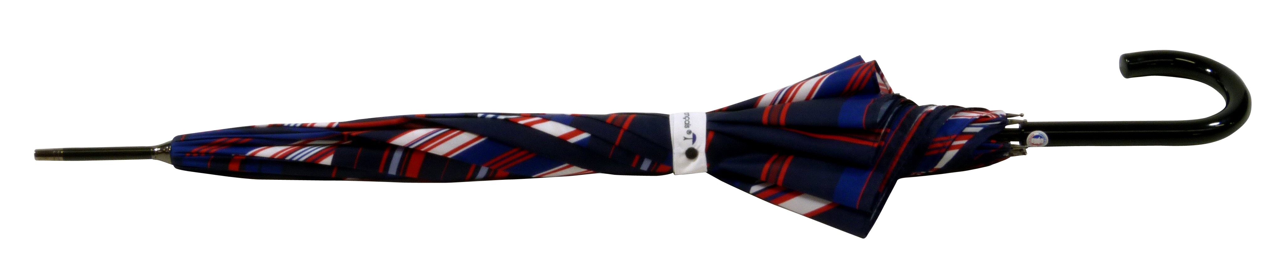 Ombrello in ecossais a righe francesi