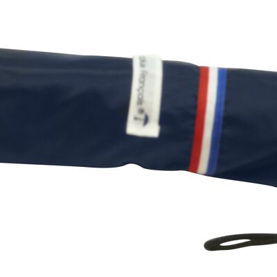 Französischer Regenschirm Navy Tricolor Ribbon Mini
