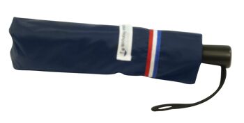 Parapluie français Ruban tricolore marine mini 2